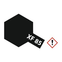 XF-85 Flat Rubber black 10ml Acrylic