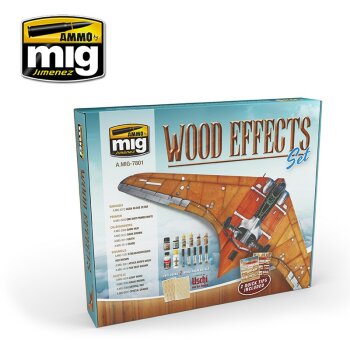 A.MIG-7801 Wood Effects Set (4x10mL+4x17mL+1x30mL+3x35mL+1x60mL)