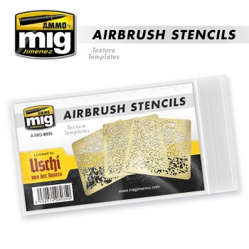 A.MIG-8035 Airbrush Stencils