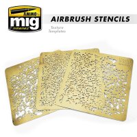 A.MIG-8035 Airbrush Stencils