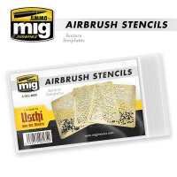 A.MIG-8035 Airbrush Stencils