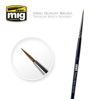 A.MIG-8602 Premium Marta Kolinsky Round Brush 1