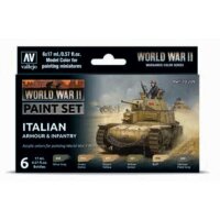 Model-Color WWII Italian Armour & Infantry (6x17mL)