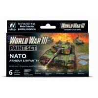 Model-Color WWIII NATO Armour & Infantry (6x17mL)