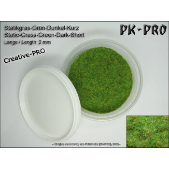 PK-PRO Statikgras Grün Dunkel 2mm (140mL)