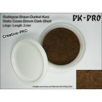 PK-PRO Statikgras Braun Dunkel 2mm (140mL)
