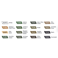 70.109 Allied Forces WWII (16x18ml) - Model Color