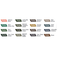 70.114 German Camouflage WWII (16x18ml) - Model Color