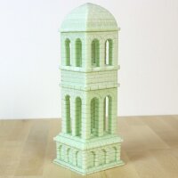 Bundle: Tabletop terrain from XPS foam: Buildings (English) plus template set