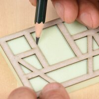 Bundle: Tabletop terrain from XPS foam: Buildings (English) plus template set