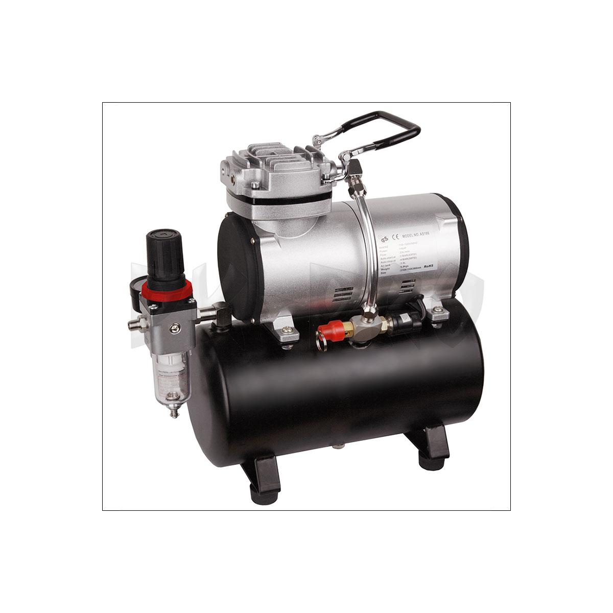 Airbrush mini compressor with air tank Fengda AS-186 (FD-186)
