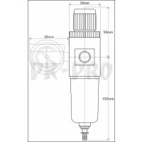 Hobby-Compressor Spare Part Pressure Regulator