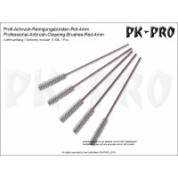 PK-Profi-Airbrush-Reinigungsbürsten-Rot-4mm-(5x)