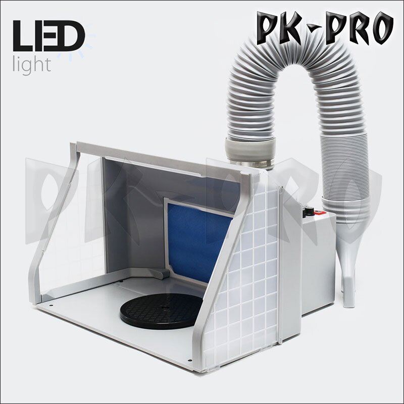 WTAirbrush Spray Booth Kit Filter Extraction Paint Art Craft 9m³/min