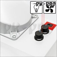 WT-Airbrush Spray Booth Kit Filter Extraction Paint Art Craft 9m³/min LED-Wiltec-900