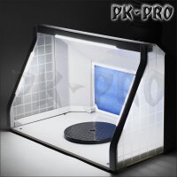 WT-Airbrush Spray Booth Kit Filter Extraction Paint Art Craft 9m³/min LED-Wiltec-900