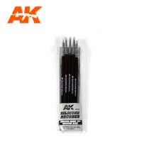 AK-9086-Set-Of-5-Silicone-Brushes-Medium-Hard-Tip-Medium