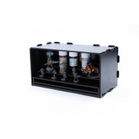 Black Paint Rack: Farbregal ausziehbar (Tribüne)