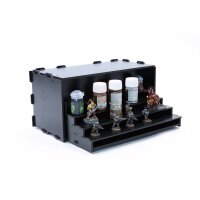 Black Paint Rack: Farbregal ausziehbar (Tribüne)