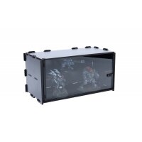 Black Paint Rack: Vitrine