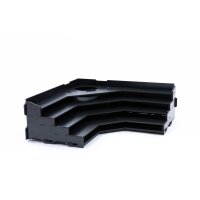 Black Paint Rack: Eck Farbregal Top (Tribüne)