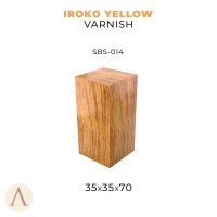 Iroko Yellow Varnish 35 X 35 X 70