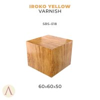 Iroko Yellow Varnish 60 X 60 X 50