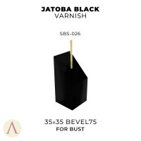 Jatoba Black Varnish Bust 35 X 35 Bevel 75