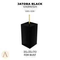 Jatoba Black Varnish Bust 35 X 35 X 70
