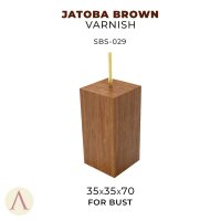 Jatoba Brown Varnish Bust 35 X 35 X 70