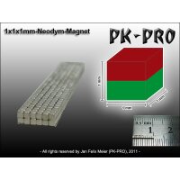 Neodym-Magnet-Würfel-1x1x1mm-(10x)