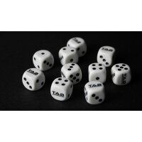 Table and Beyound - Dice-Set White - 10x (limited)