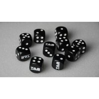 Table and Beyound - Dice-Set Black - 10x (limited)