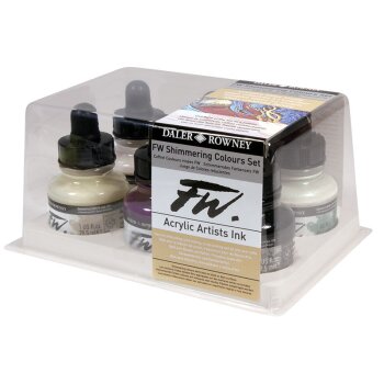 FW Shimmering Ink Set 6 x 29.5ml