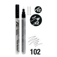 FW Marker Set 102 - 2 leere Marker inkl. Spitzen - Klein, 1-2mm Hart