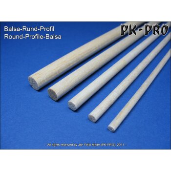 PK PRO Balsa Round 5mm