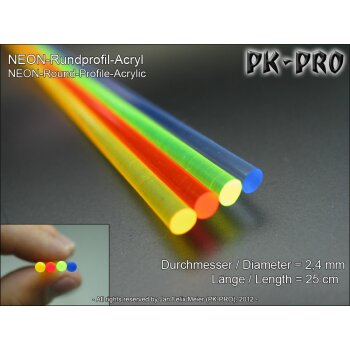 PK-Neon-Rundprofil-Rot-(25cm)