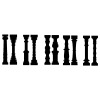 Pillar Template A-E Set - Medium