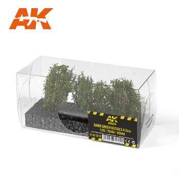 AK-8215-Dark-Green-Bushes-4-6Cm-1:35 / 75-mm / 90-mm