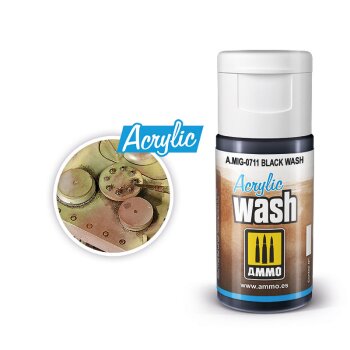 Acrylic Wash Black Wash (15mL)