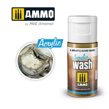 Acrylic Wash Ochre Wash (15mL)