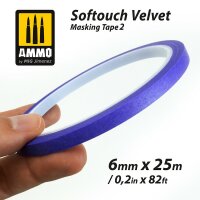 Softouch Velvet Masking Tape #2 (6mmx25m)