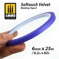 Softouch Velvet Masking Tape #2 (6mmx25m)