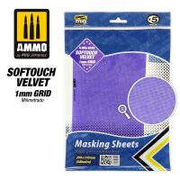 Softouch Velvet Masking Sheets 1mm Grid (x5 Sheets,...