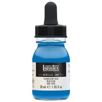 Liquitex Professional Acrylic Ink 30ml Flasche Fluo Blau