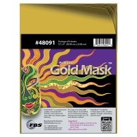 Gold Mask 30,48 cm x 22,86 cm (PU 6 Sheets)