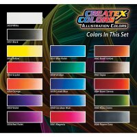 (DG in LQ) Artist Box Set 5084-A Dru Blairs Illustration Colors Box Set 16 x 30 ml + 1 x 60 ml + 4 x 120 ml