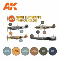 AK-11719-WWII-Luftwaffe-Tropical-Colors-SET-(3rd-Generation)-(6x17mL)