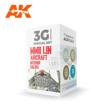 AK-11738-WWII-IJN-Aircraft-Interior-Colors-SET-(3rd-Generation)-(4x17mL)