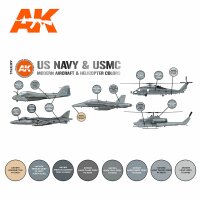 AK-11744-US-Navy-&-USMC-Modern-Aircraft-&-Helicopter-SET-(3rd-Generation)-(8x17mL)